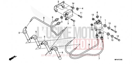 IGNITION COIL CBF1000A8 de 2008